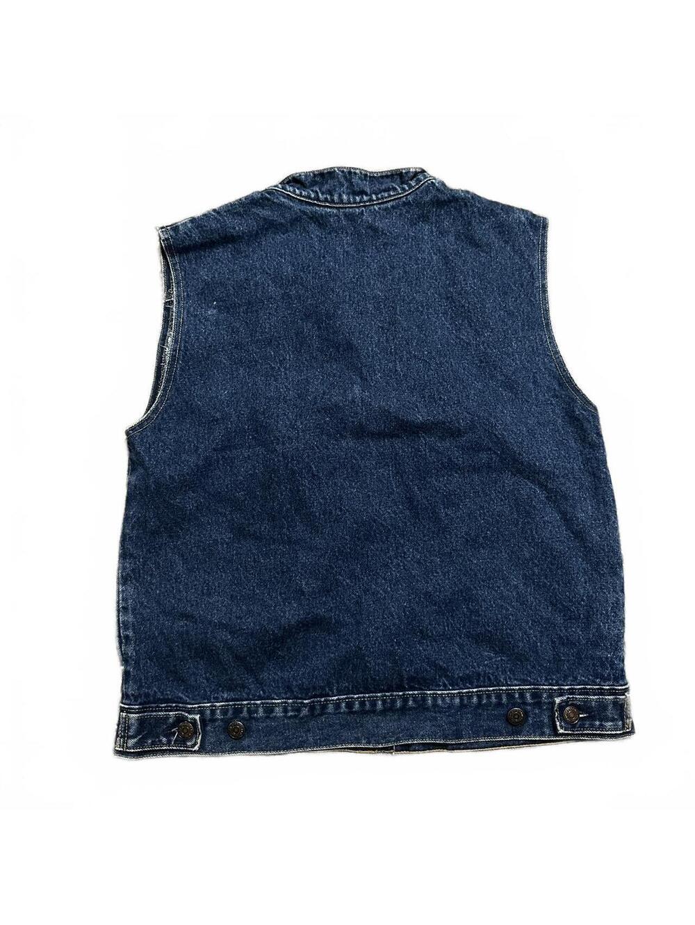 90s Levi’s Denim Jean Vest Size M - Picture 4 of 6